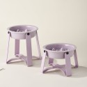 Elevated Ceramic Slow Feeder Dog Bowl