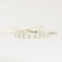 Elegant Pearl Diamond Dog Necklace