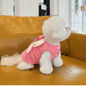 Elegant Floral Dog Formal Dress