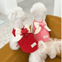 Elegant Floral Dog Formal Dress