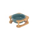Durable Stainless Steel Cat Double Bowl