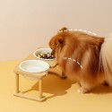 Durable Stainless Steel Cat Double Bowl