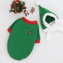 Festive Christmas Dog Hoodie Outfit