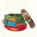 Durable Adjustable Dog Collar with ID Tag