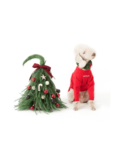 Cozy Christmas Bedlington Terrier Sweater