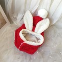 Festive Christmas Dog Fleece Hat