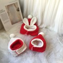 Festive Christmas Dog Fleece Hat