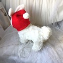 Festive Christmas Dog Fleece Hat
