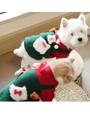 Cute Winter Christmas Dog Outfit