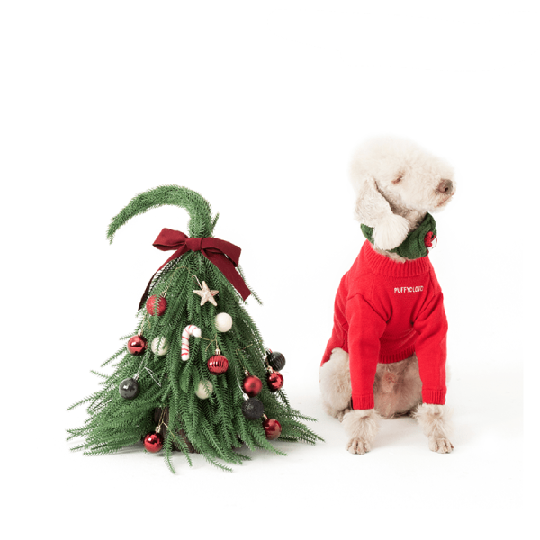 Cozy Christmas Bedlington Terrier Sweater