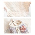 Fashionable Tweed Lace Teddy Poodle Dress