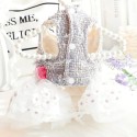 Fashionable Tweed Lace Teddy Poodle Dress
