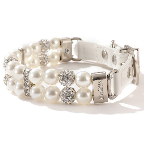 Fashionable Small Dog Pearl Collar